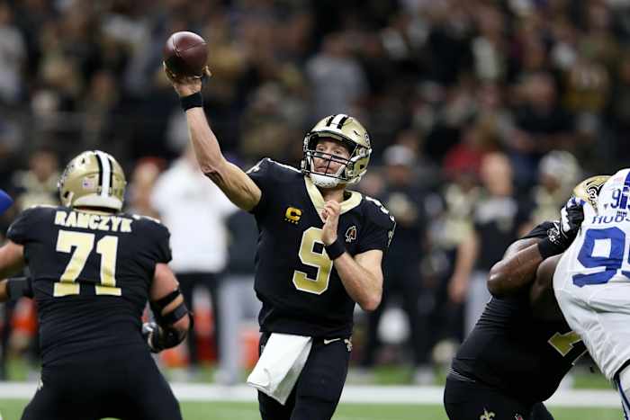 New Orleans Saints quarterback Drew Brees (9). Mandatory Credit: Chuck Cook-USA TODAY Sports